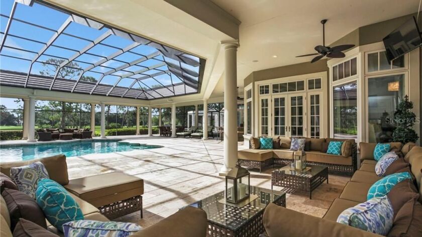 Dodgers exec Joe Crowley sold his Orlando base: a two-story house with abundant outdoor living space.