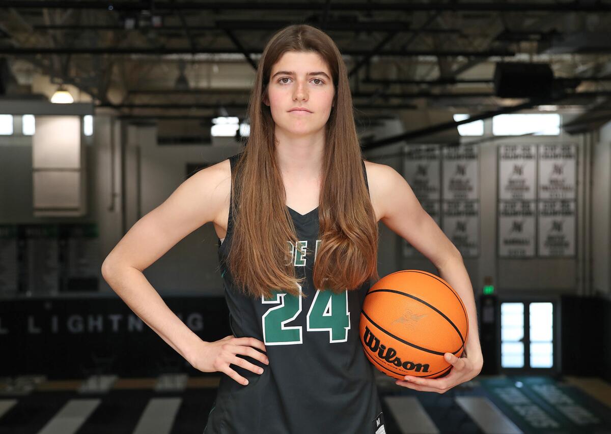 Sage Hill senior point guard Isabel Gomez is a two-time Daily Pilot Girls' Basketball Dream Team Player of the Year.