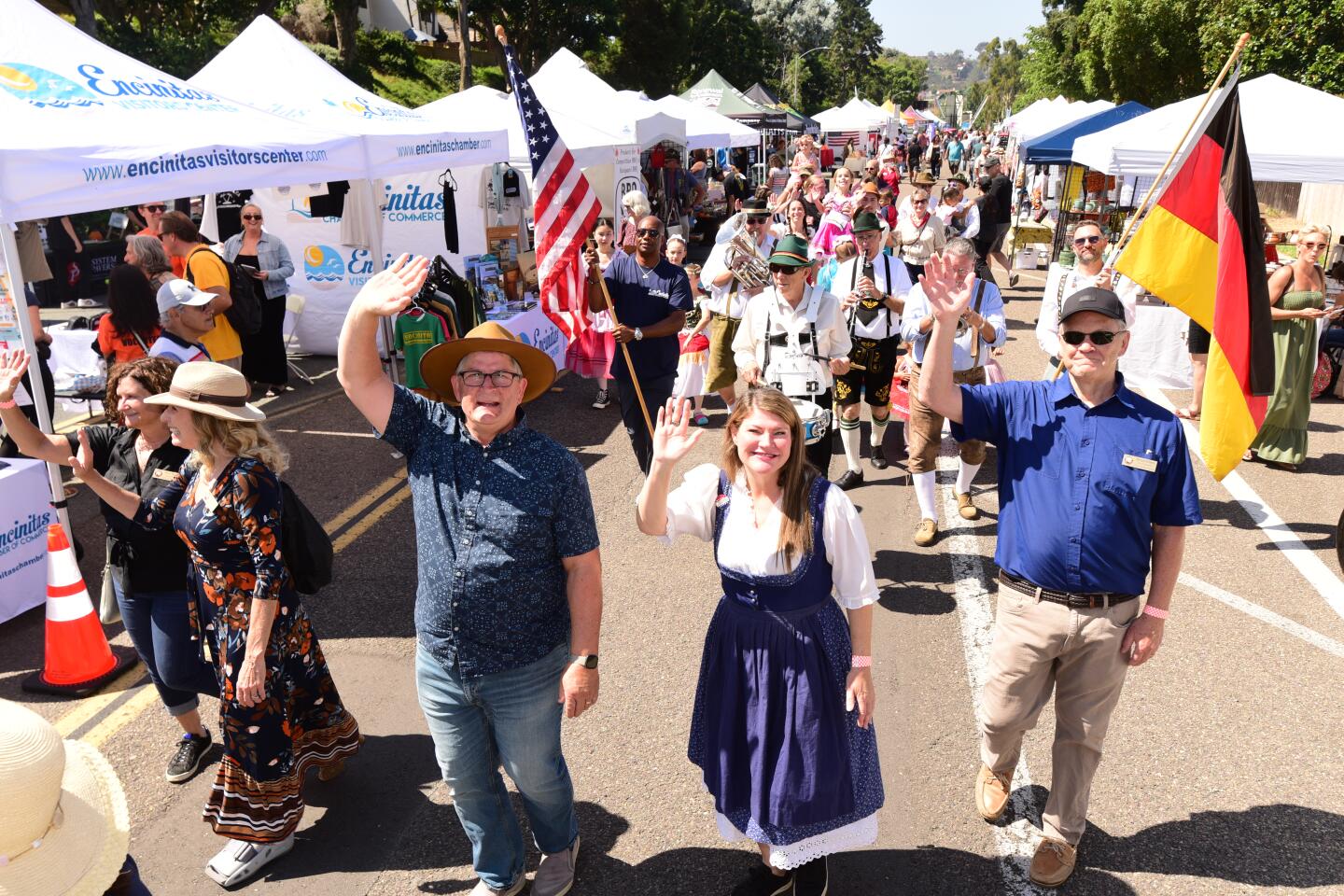 Thousands celebrate at Encinitas Chamber of Commerce and Visitor Center