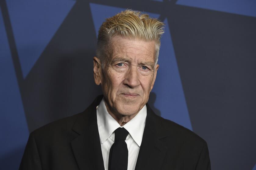 David Lynch arrives at the Governors Awards on Sunday, Oct. 27, 2019, at the Dolby Ballroom in Los Angeles.