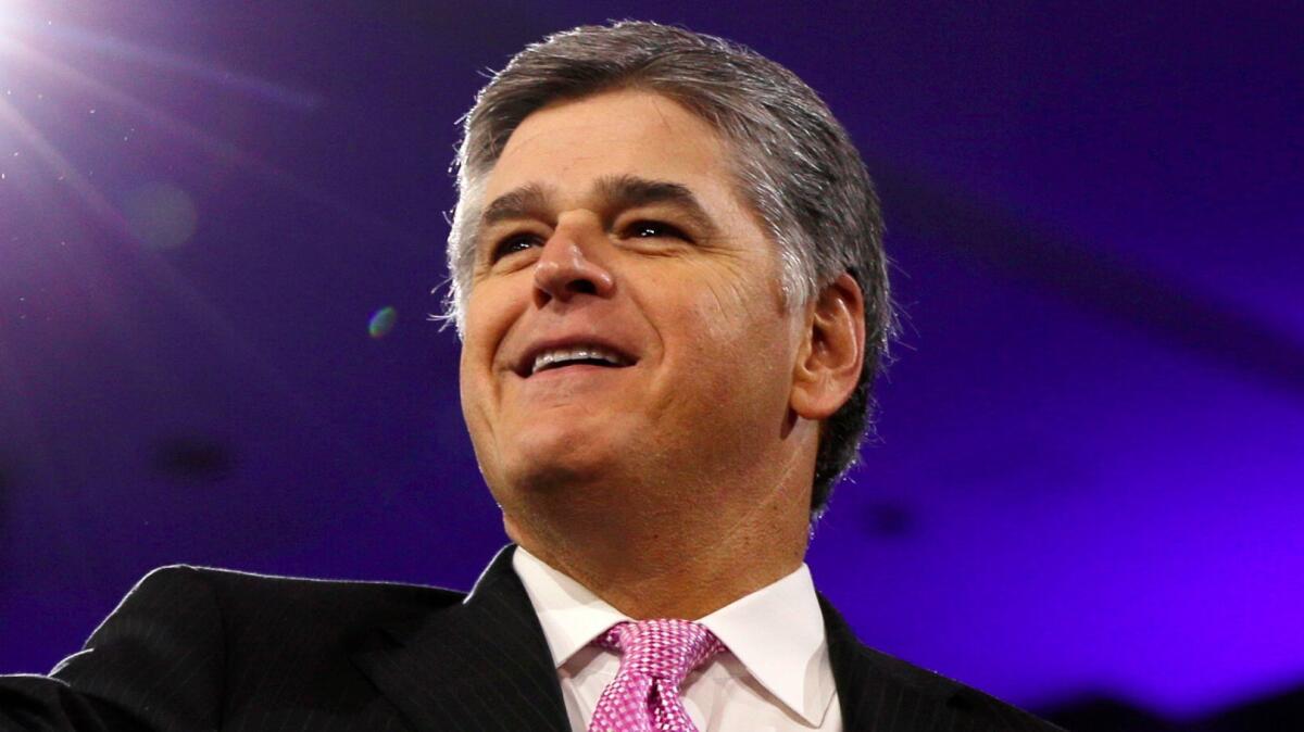Sean Hannity is the host of "Hannity" on Fox News.