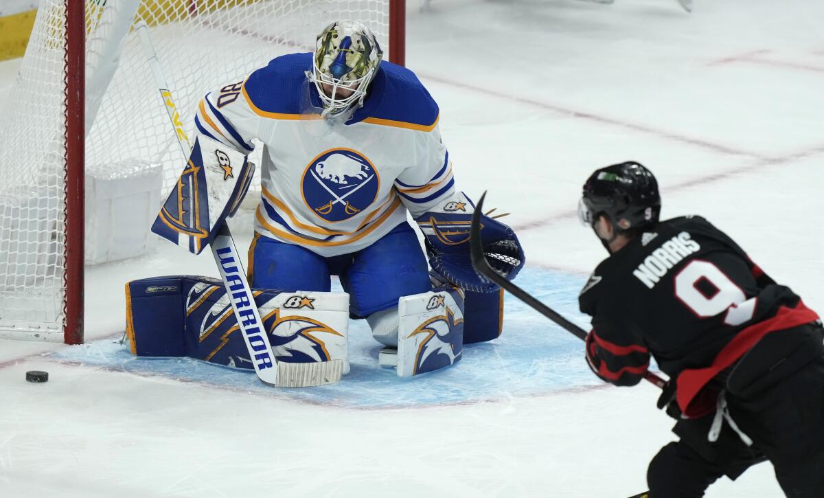 Aaron Dell suspended 3 games, causing more issues in goal for Sabres