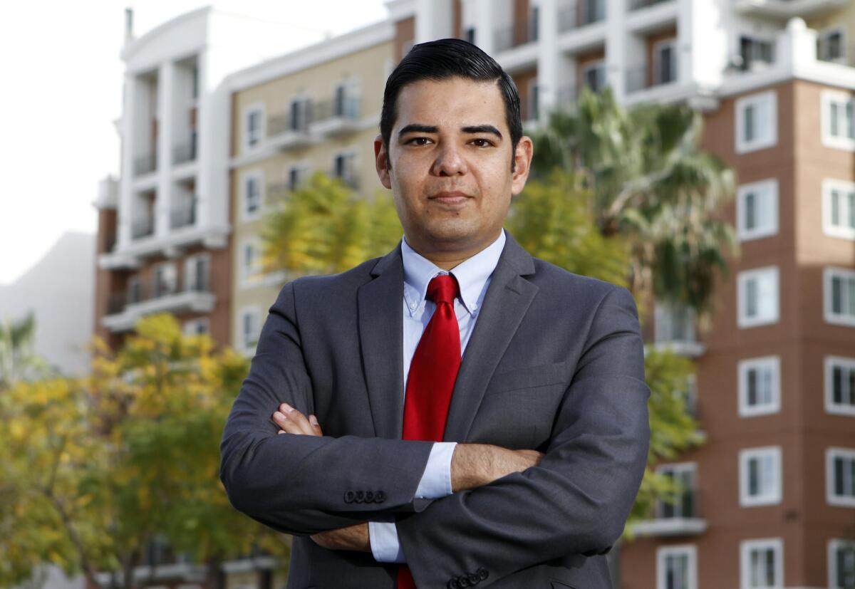 Long Beach Mayor Robert Garcia joined other mayors in challenging federal marijuana policy.