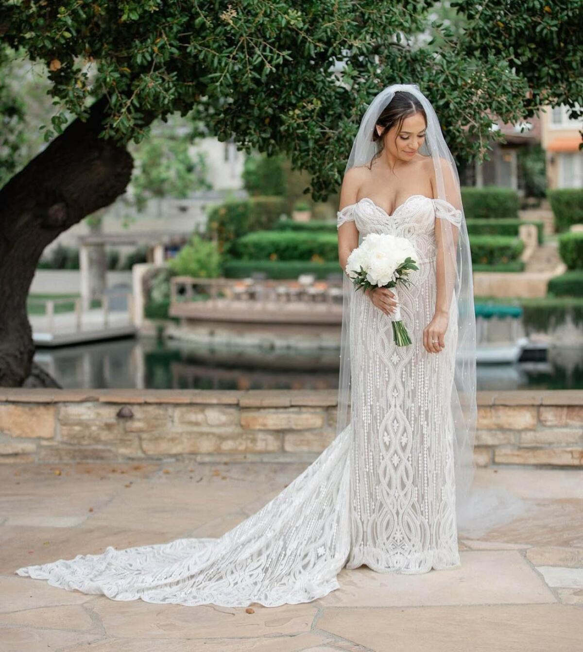 latino wedding dress designers FIERCE by mit | This is a Latina-owned & designed wedding dress appreciation post. @DaughtersOfSimone dresses are a dream! Jefas and sisters, Ash