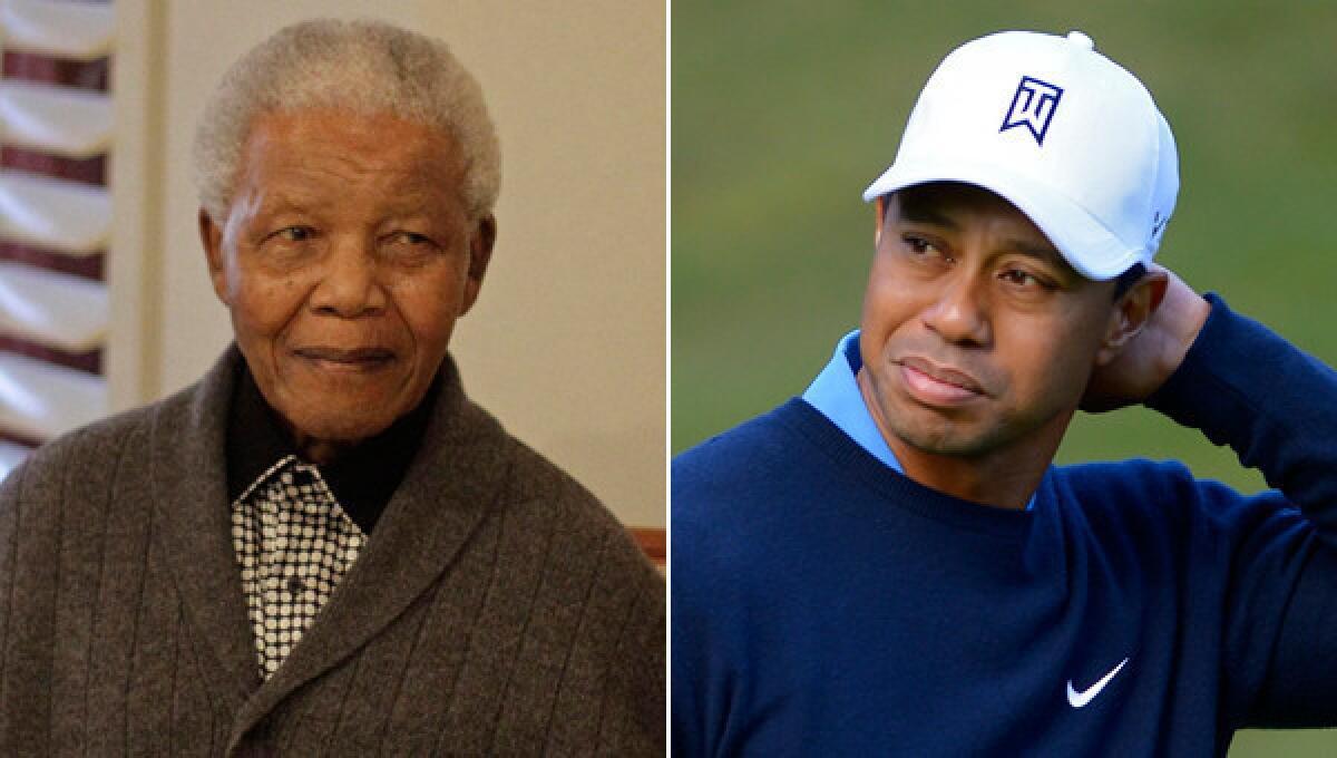 Tiger Woods has fond memories of his 1998 meeting with Nelson Mandela.