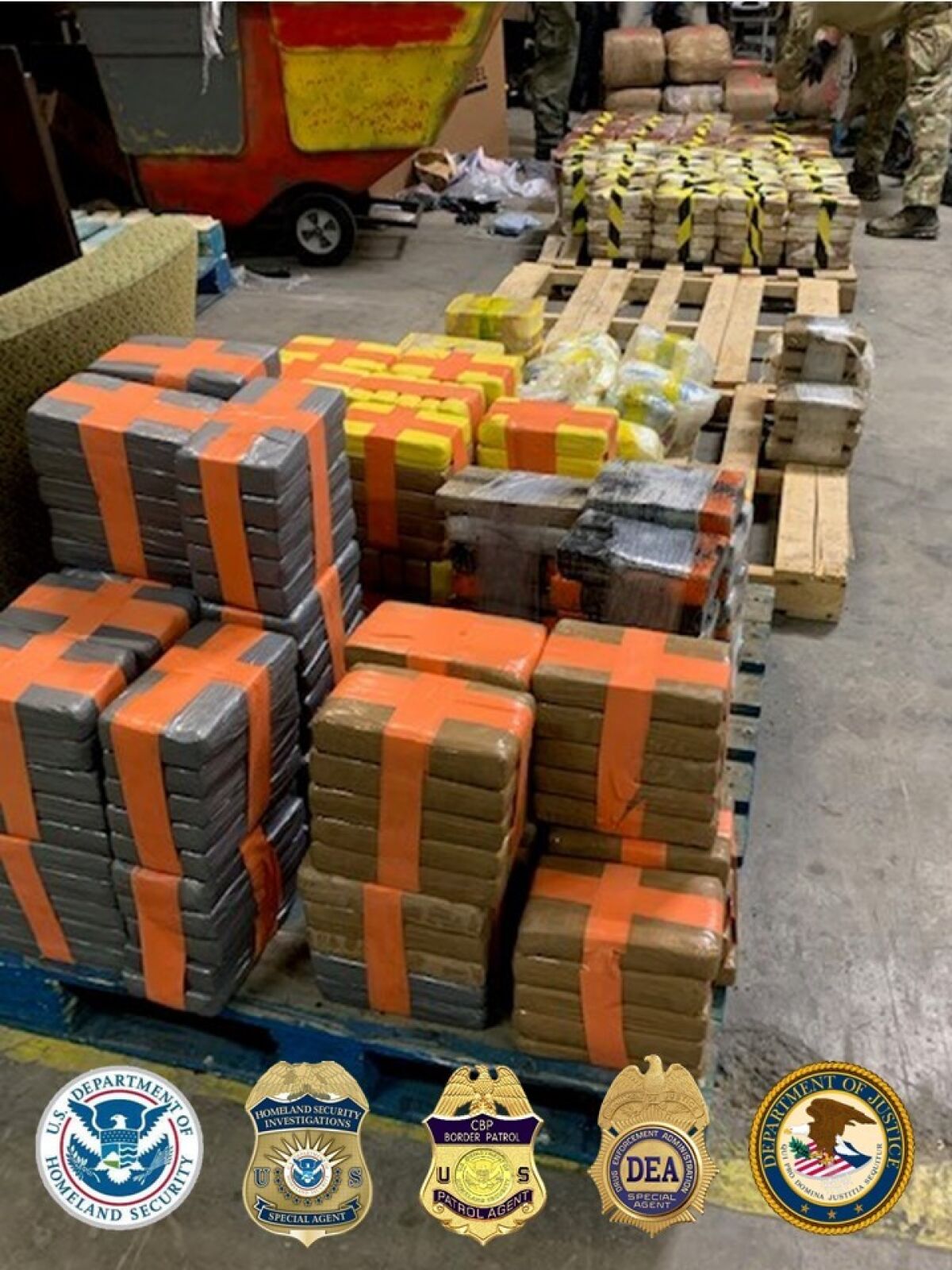 Nearly $30 million worth of five different drugs was seized.