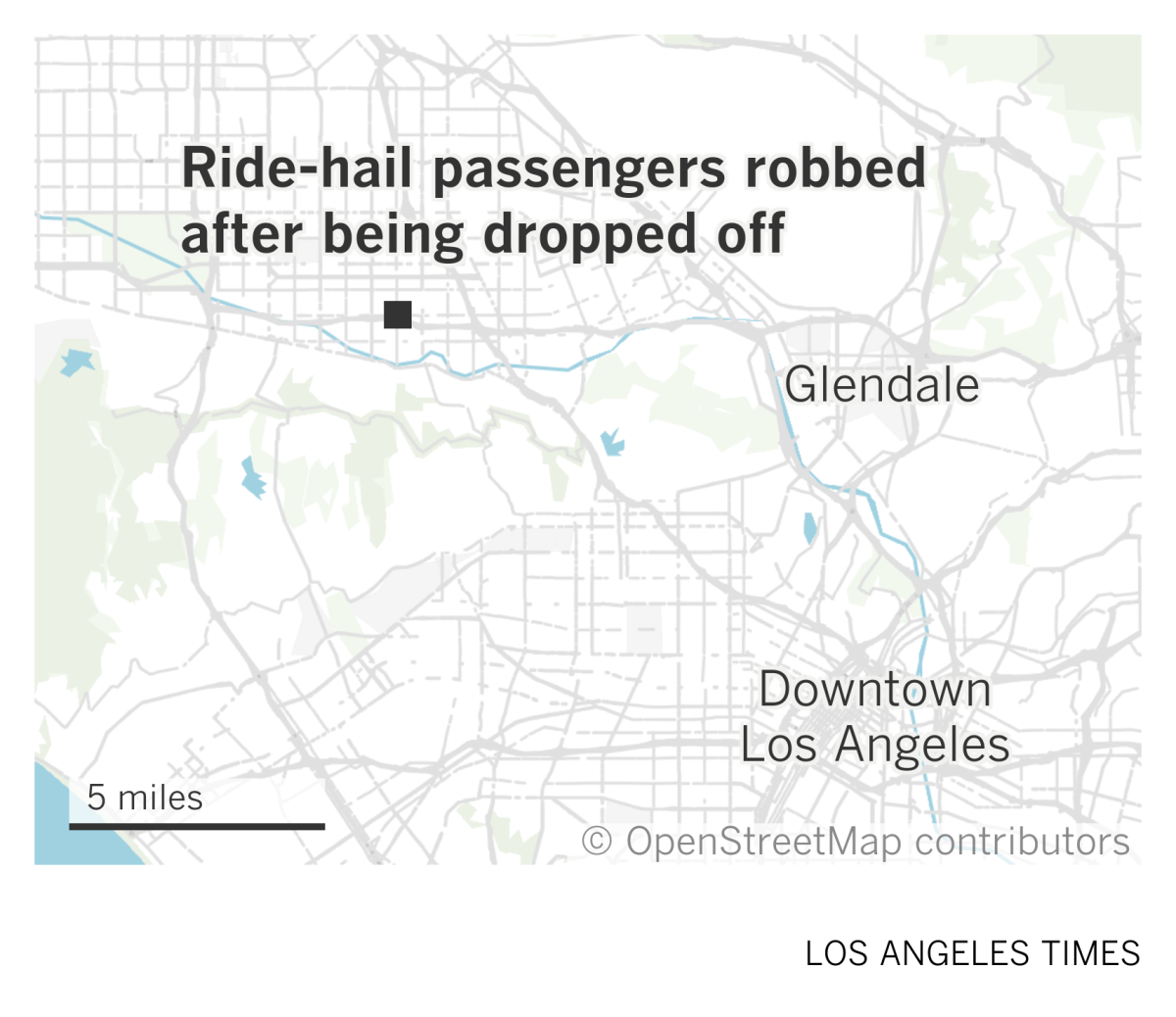 A map of the San Fernando Valley 