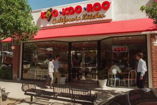 FI.KooKoo.1.0306.PR.a PASADENA--Koo Koo Roo restaurant on Lake Av. in Pasadena, shot Thursday, March, 6, 1997. Koo Koo Roo is buying Hamburger Hamlet. Photo by Perry C. Riddle/LAT Mandatory Credit: Perry C. Riddle/The LA Times