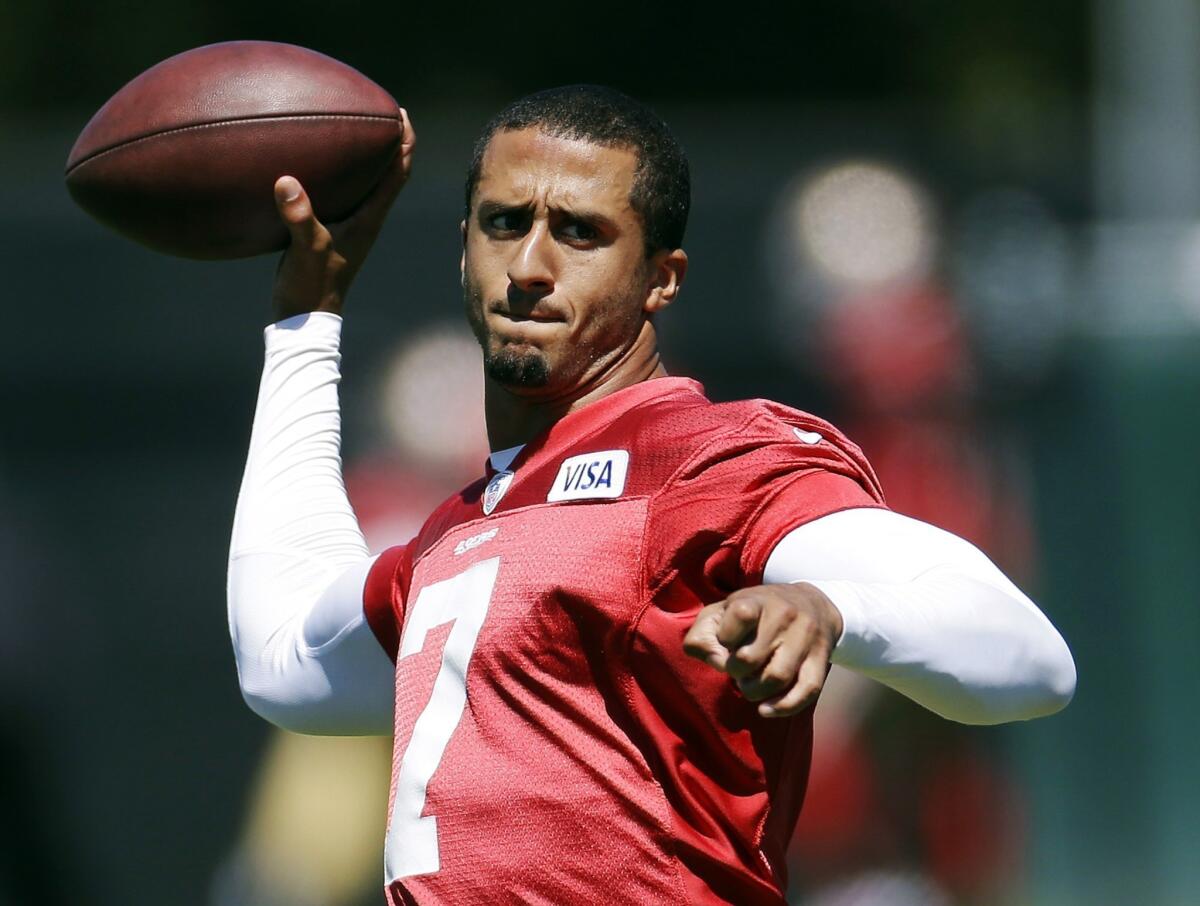 San Francisco quarterback Colin Kaepernick is one of the NFL's standout players, but are his receivers capable of maximizing his talents?