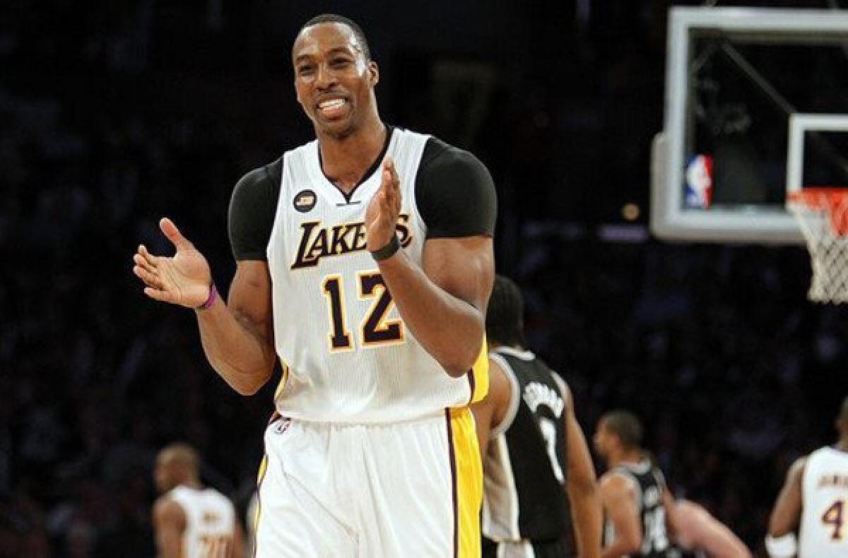 Dwight Howard says he's healthy and ready to contribute to the Lakers' title run.