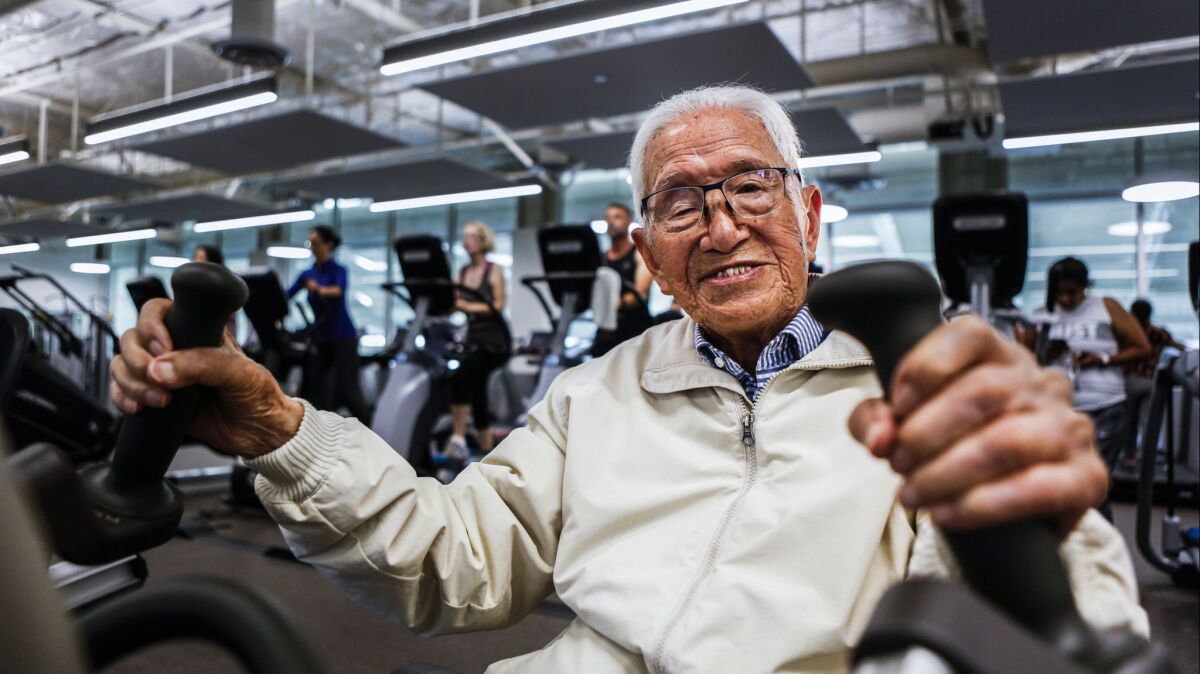 Henry Tseng is probably the fittest 111-year-old alive. He works out on a recumbent bike every day at the Collins & Katz Family YMCA.