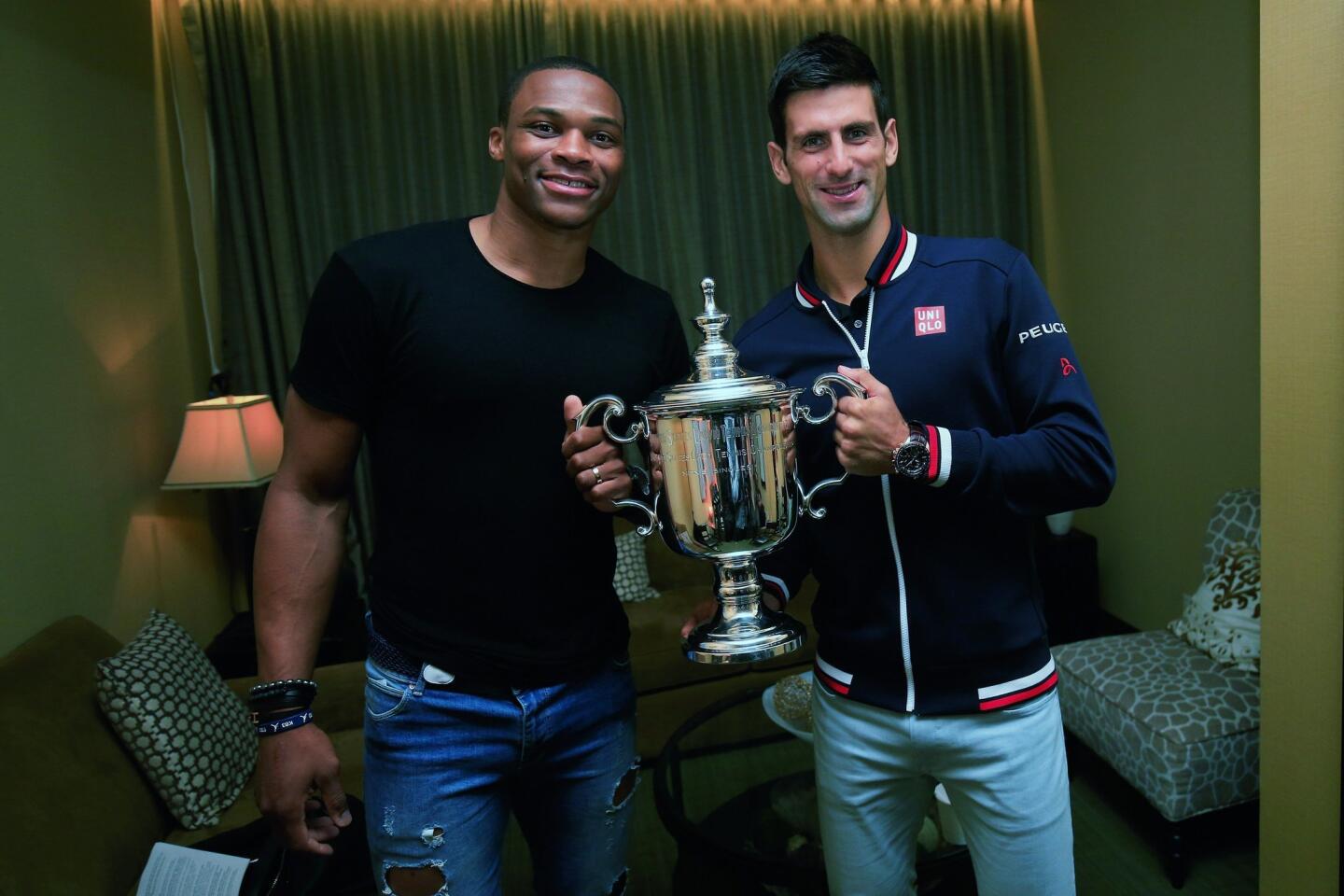 2015 US Open Champion Novak Djokovic New York City Trophy Tour