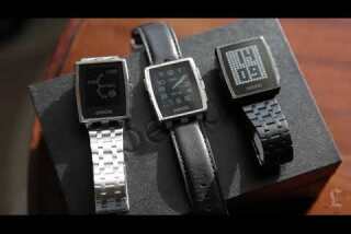 CES 2014: Pebble Steel smartwatch