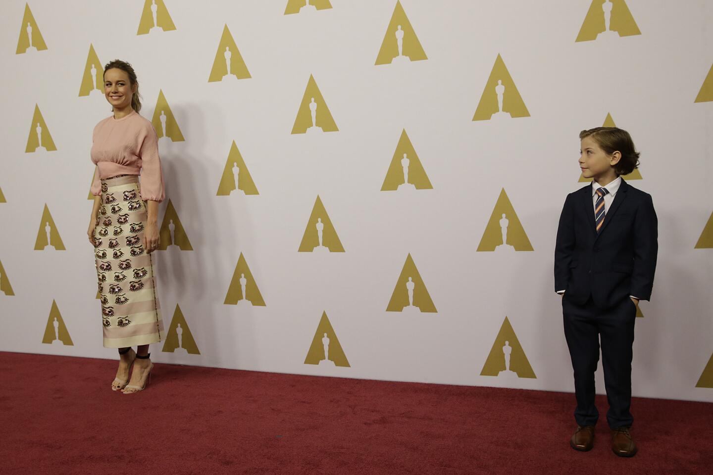 Brie Larson and Jacob Tremblay | Academy Awards luncheon