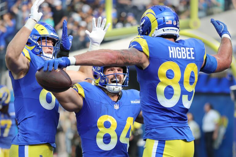 Why Rams 4 tight ends have become their secret weapon on offense - Los ...