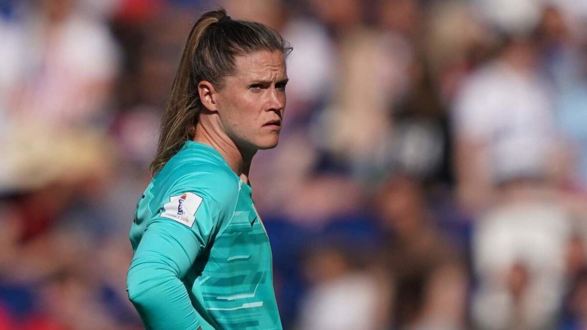 U.S. goalkeeper Alyssa Naeher hasn't had much to do during the first two games of the Women's World Cup in France.