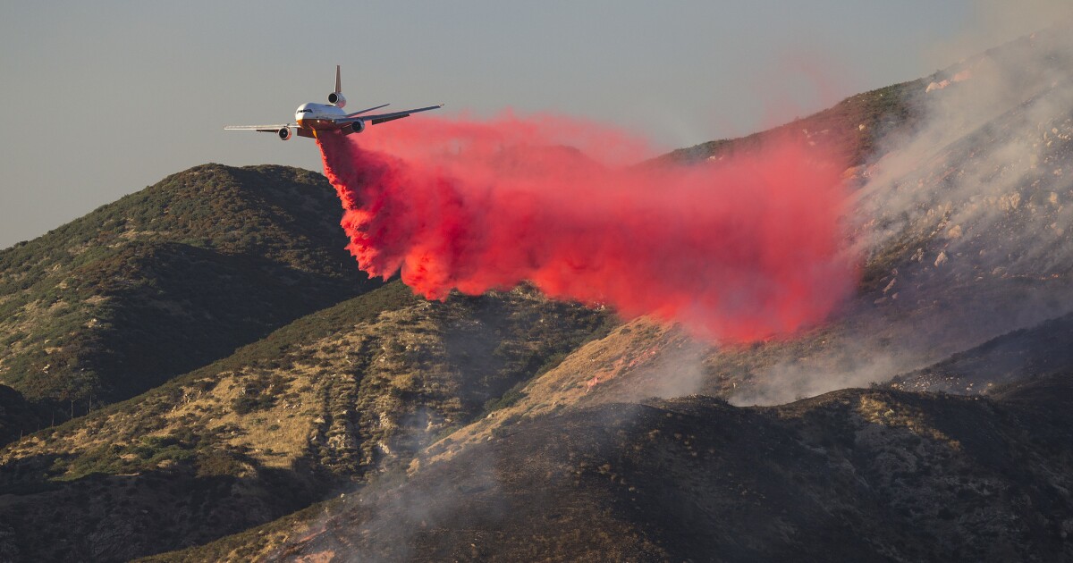 Evacuations ordered in Highland brush fire Los Angeles Times