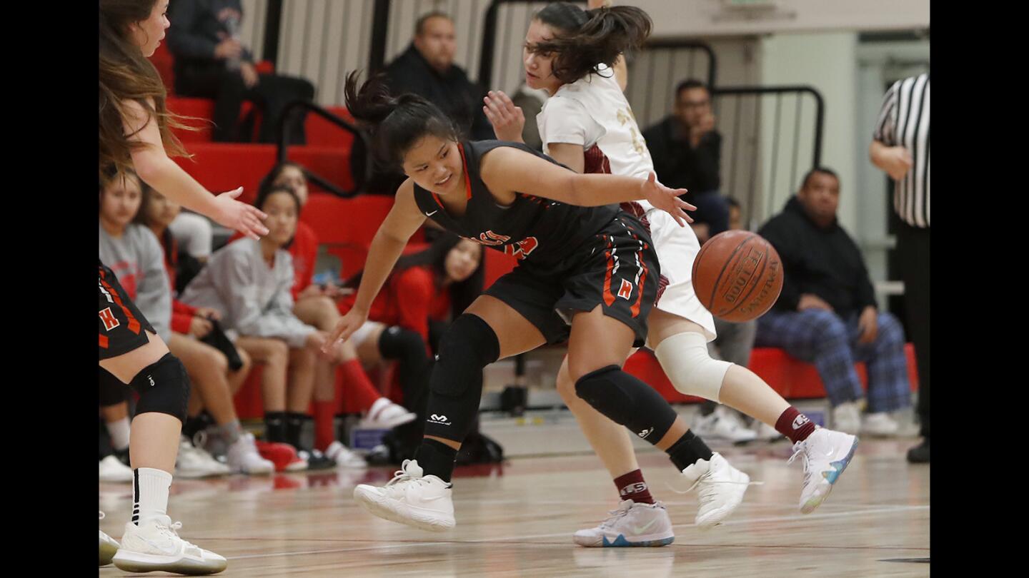Photo Gallery: Huntington Beach vs. Whittier La Serna in girls' basketball
