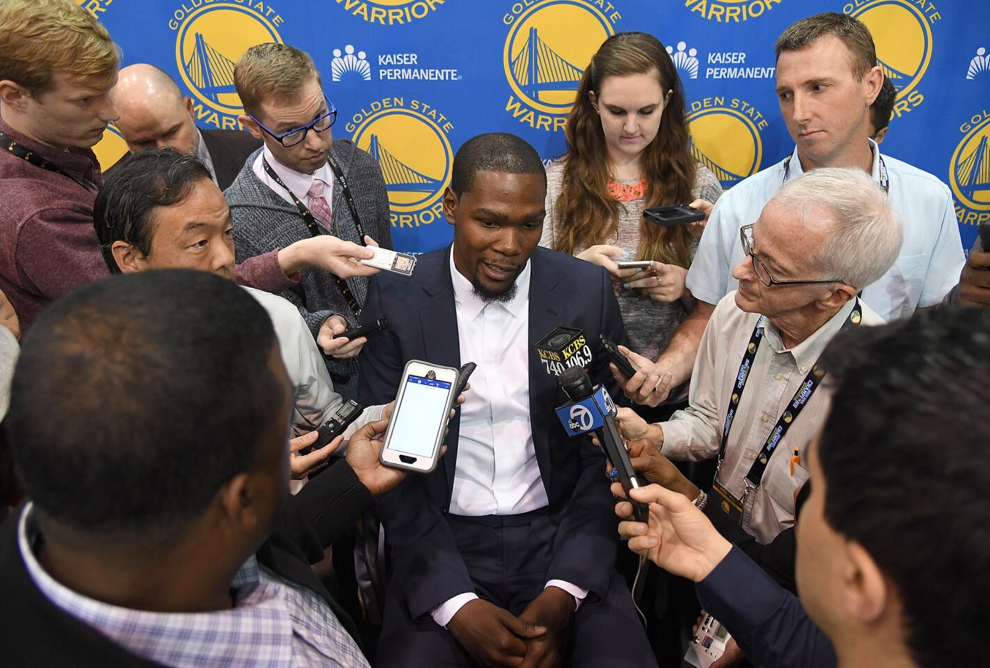 Golden State Warriors Introduce Kevin Durant