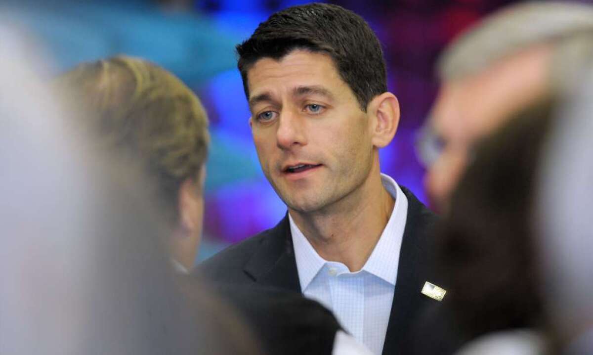 Rep. Paul Ryan (R-Wis.) during his 2012 vice-presidential campaign.