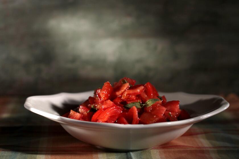 Faith Willinger's tomato salad.