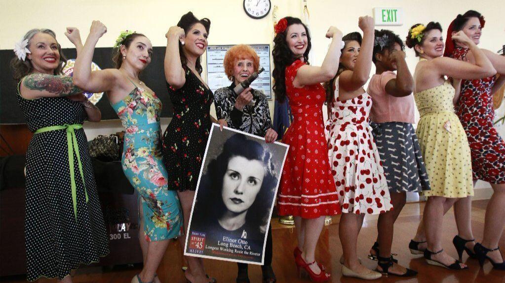 An original Rosie the Riveter, who worked the production line until age 95,  visits Chula Vista where it all began - The San Diego Union-Tribune