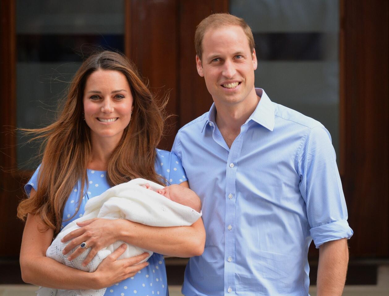 The couple welcomed their son, Prince George, the third in line to the British throne, on July 22, 2013.