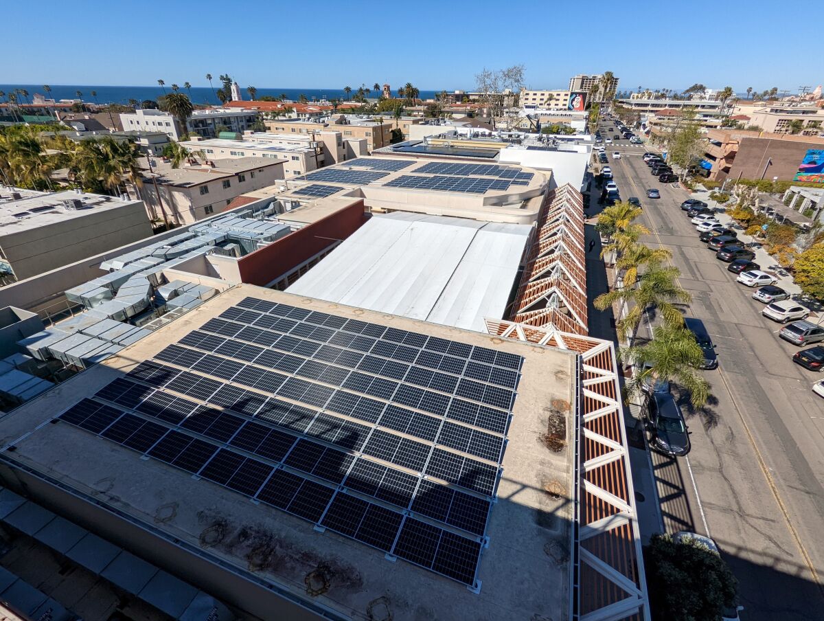 The Conrad Prebys Performing Arts Center in La Jolla now has solar panels on its roof.