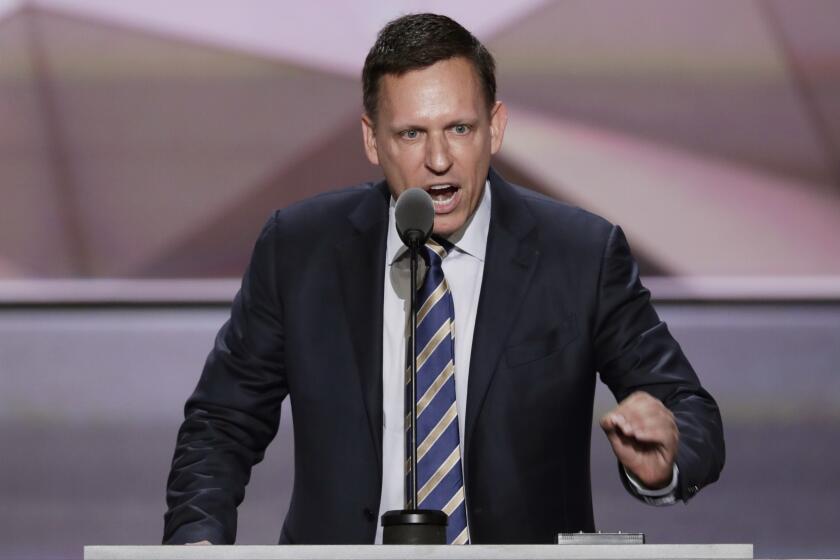 FILE - In this July 21, 2016, file photo, entrepreneur Peter Thiel speaks during the final day of the Republican National Convention in Cleveland. ProPublica recently uncovered that billionaire and PayPal co-founder Peter Thiel holds his PayPal shares in a Roth IRA, which could allow him to avoid taxes on the investment’s growth over the long-term. While the ultrawealthy like Thiel certainly have access to vehicles and tax strategies most of us don’t, a Roth IRA is actually designed to help the typical American household avoid or minimize taxes, too — not just the ultrawealthy. (AP Photo/J. Scott Applewhite, File)
