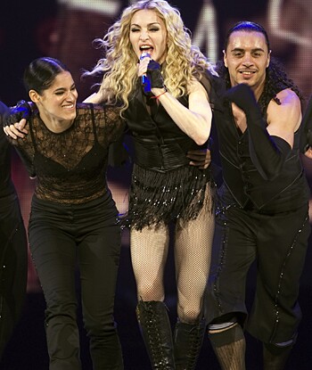 350px x 415px - The men (and women) of Madonna - Los Angeles Times