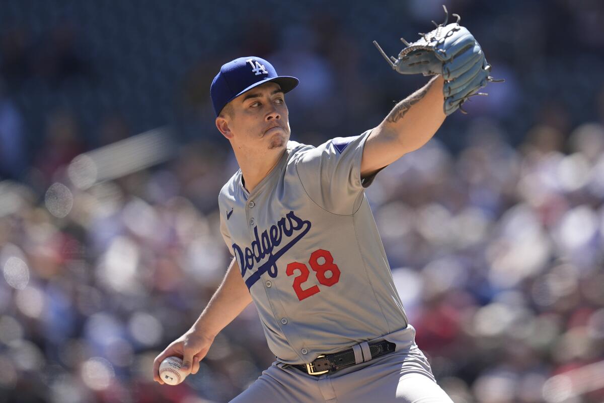 Dodgers starting pitcher Bobby Miller is scheduled to return Wednesday against the Rockies.