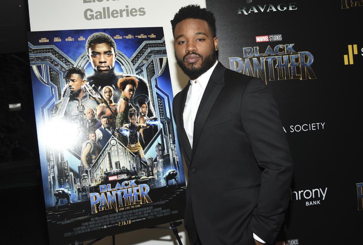 El director Ryan Coogler durante uno de los eventos dedicados a la primera entrega de "Black Panther".