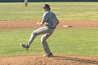 Sophomore Easton Hawk of Granada Hills struck out four in relief in a 3-3 tie against Moorpark.