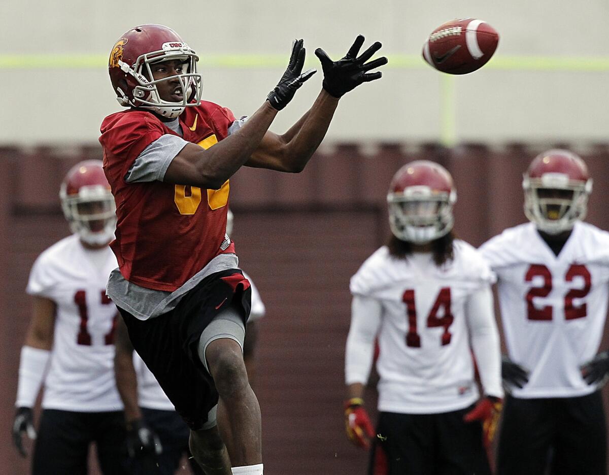 Wide receiver Victor Blackwell has been removed from the Trojans' roster after missing the team's practices and games since USC's loss to Boston College, 37-31, on Sept. 13.