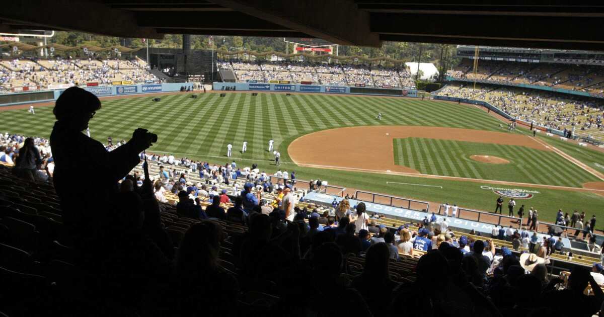 Dodgers home opener Los Angeles Times