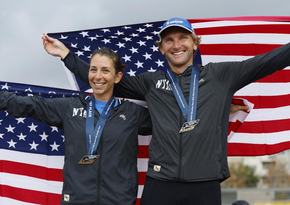 Familiar faces take home title at USATF Marathon Race Walk Mixed Relay