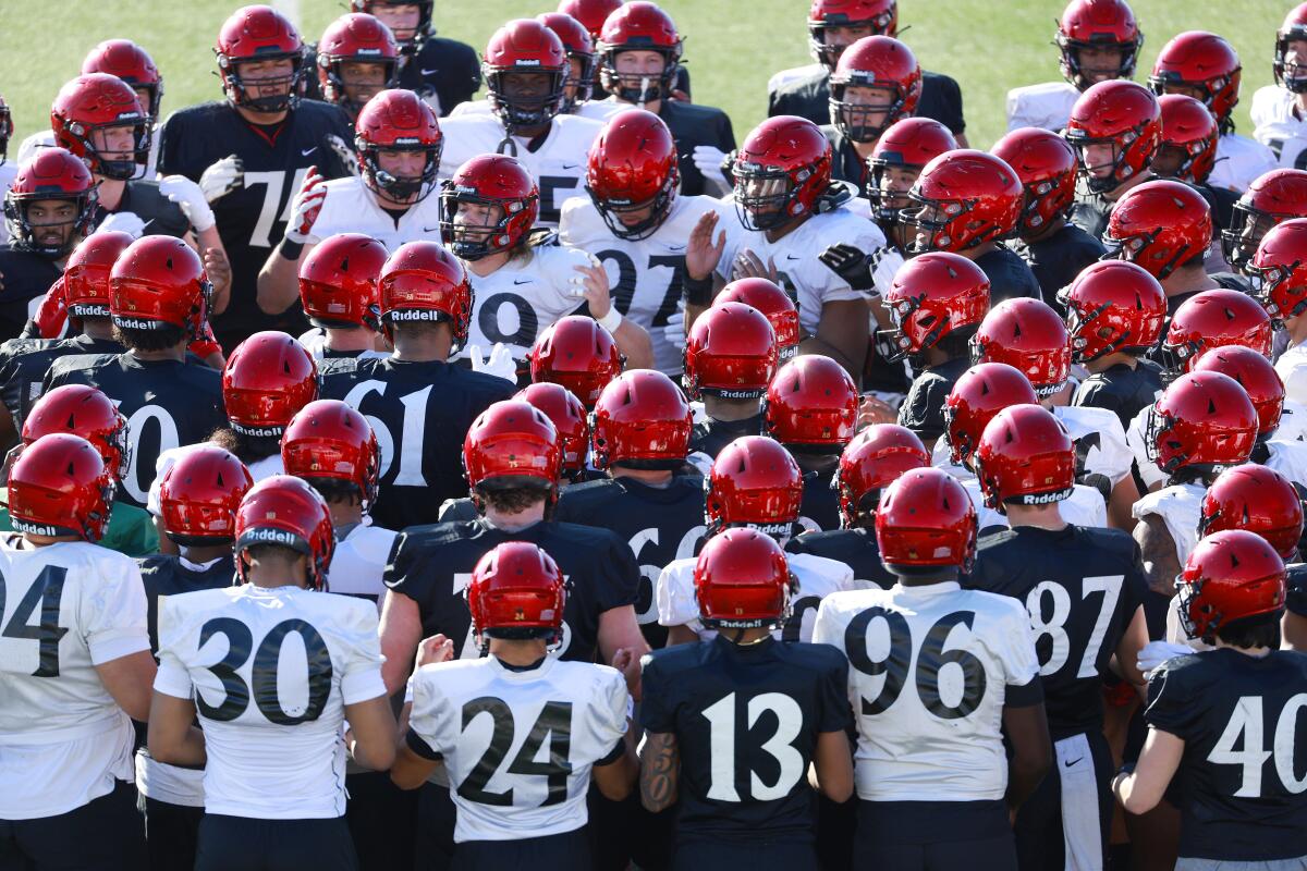 Aztecs begin offseason drills with a spring in their step The San