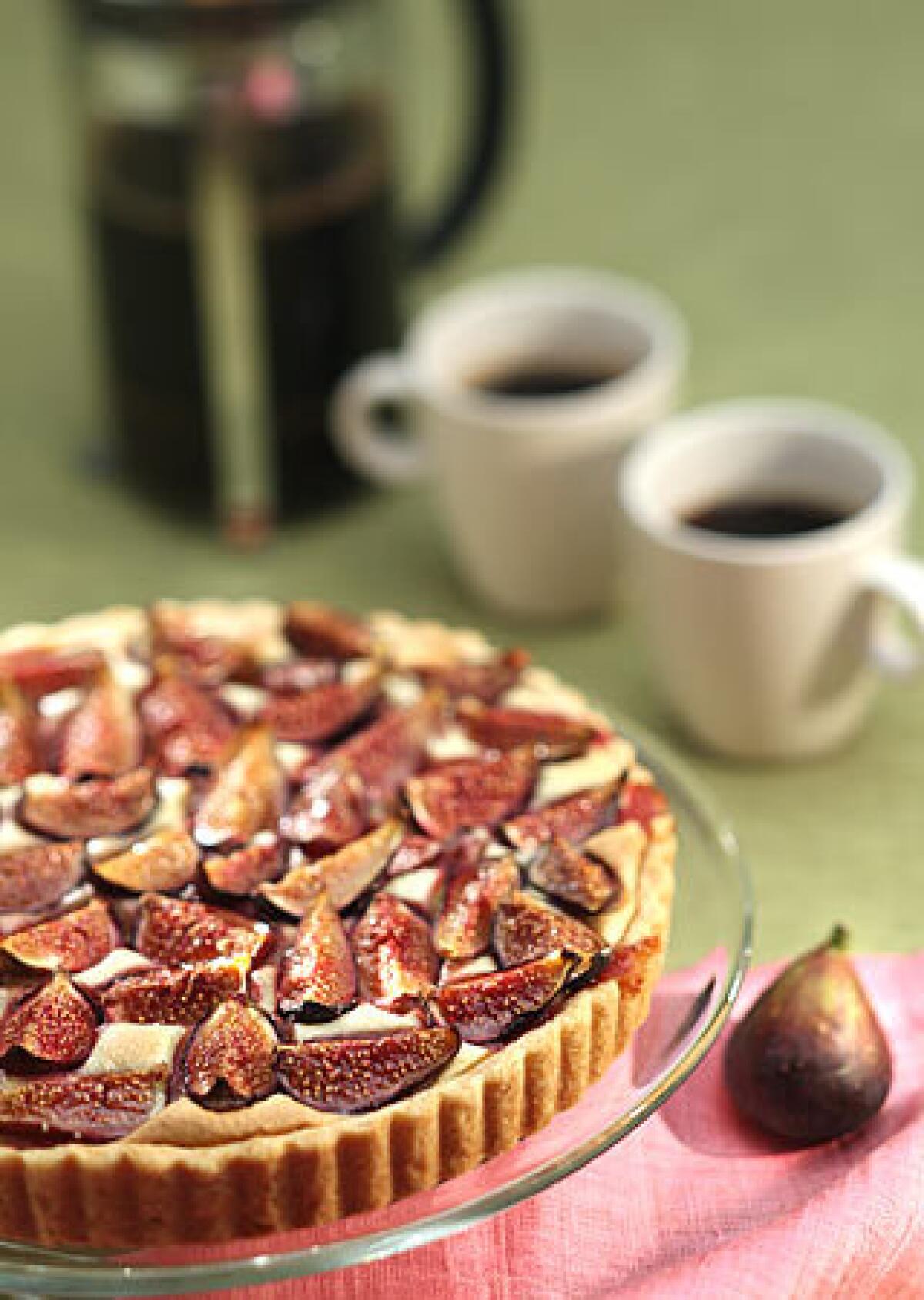 Recipe: fig frangipane tart