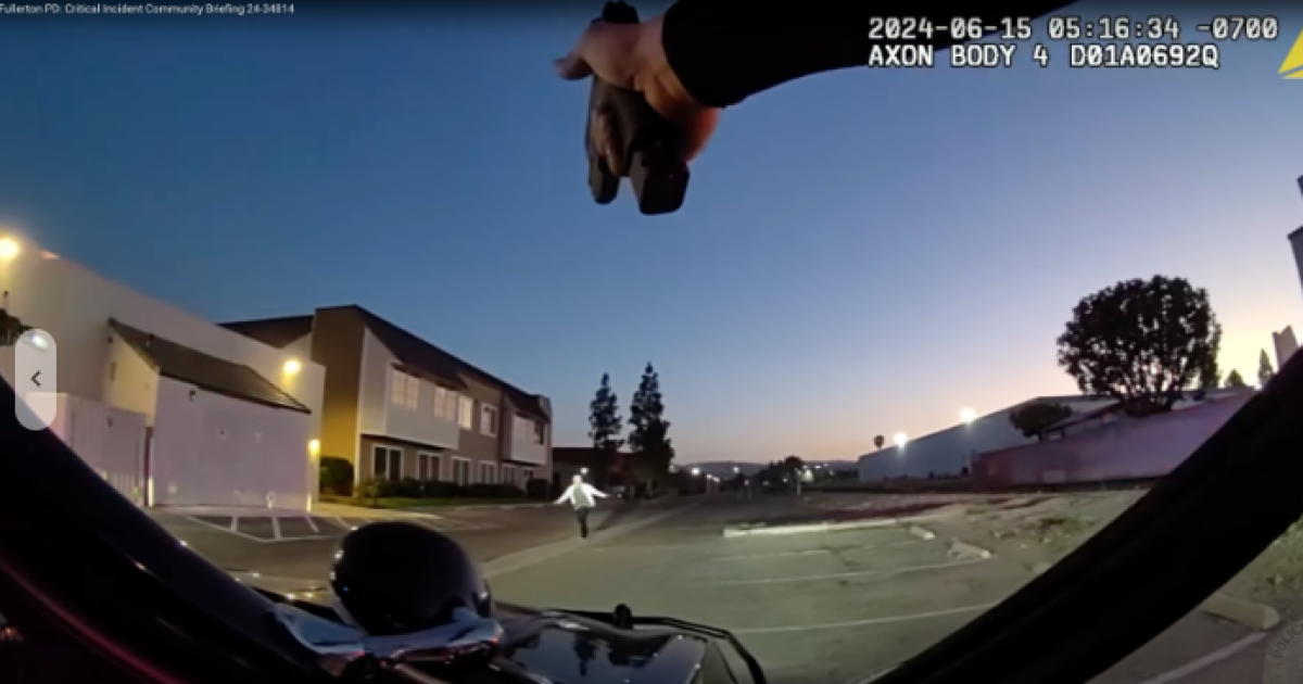 Fullerton police say man they fatally shot called 911 on himself