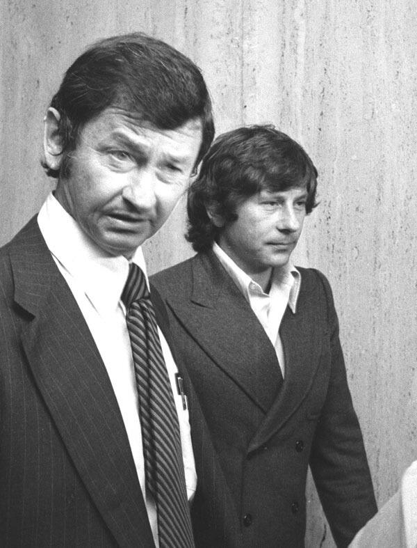 Roman Polanski (right) and his lawyer