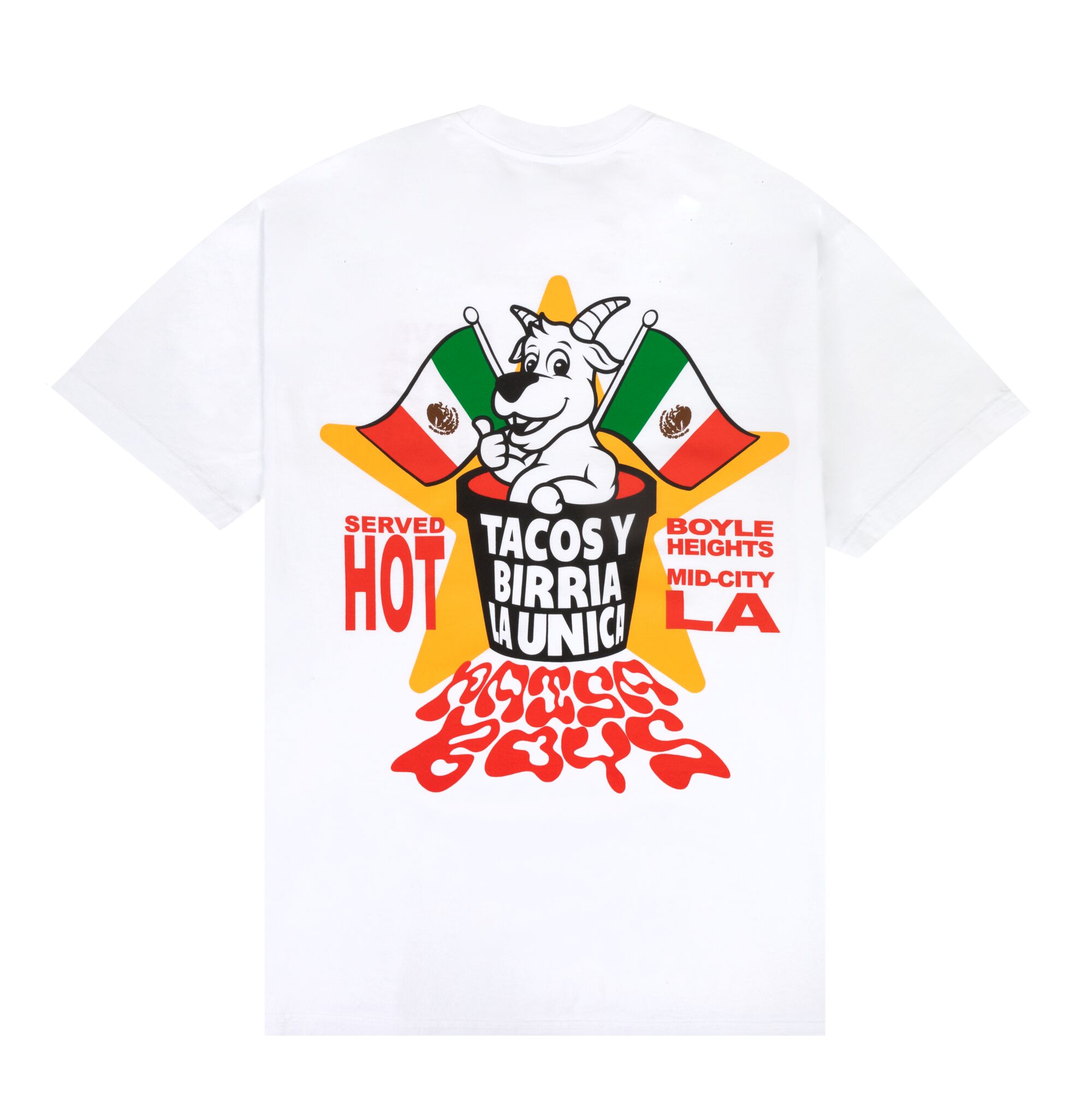 T-shirt blanc avec logos