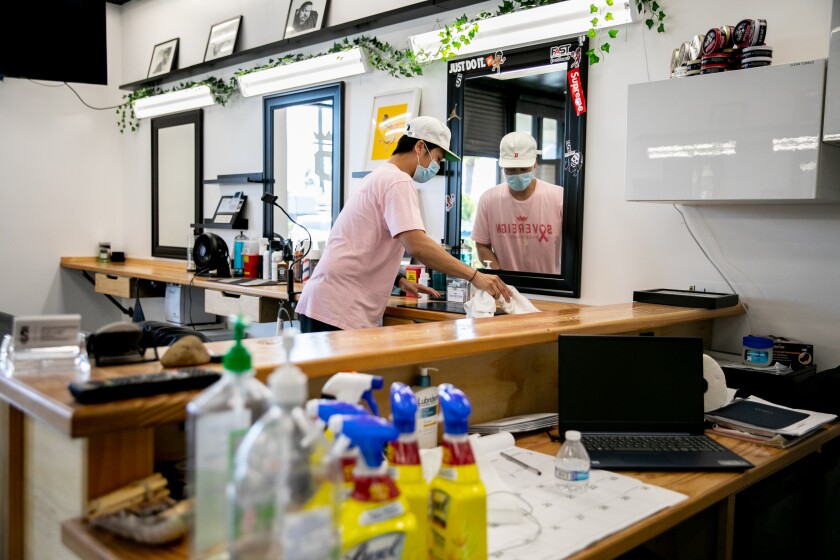 Barbershops Salons Can Reopen The San Diego Union Tribune