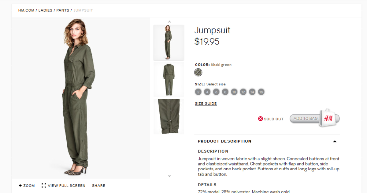 Radical chic? Kurds say H&M jumpsuits mimic fighter garb - Los Angeles Times