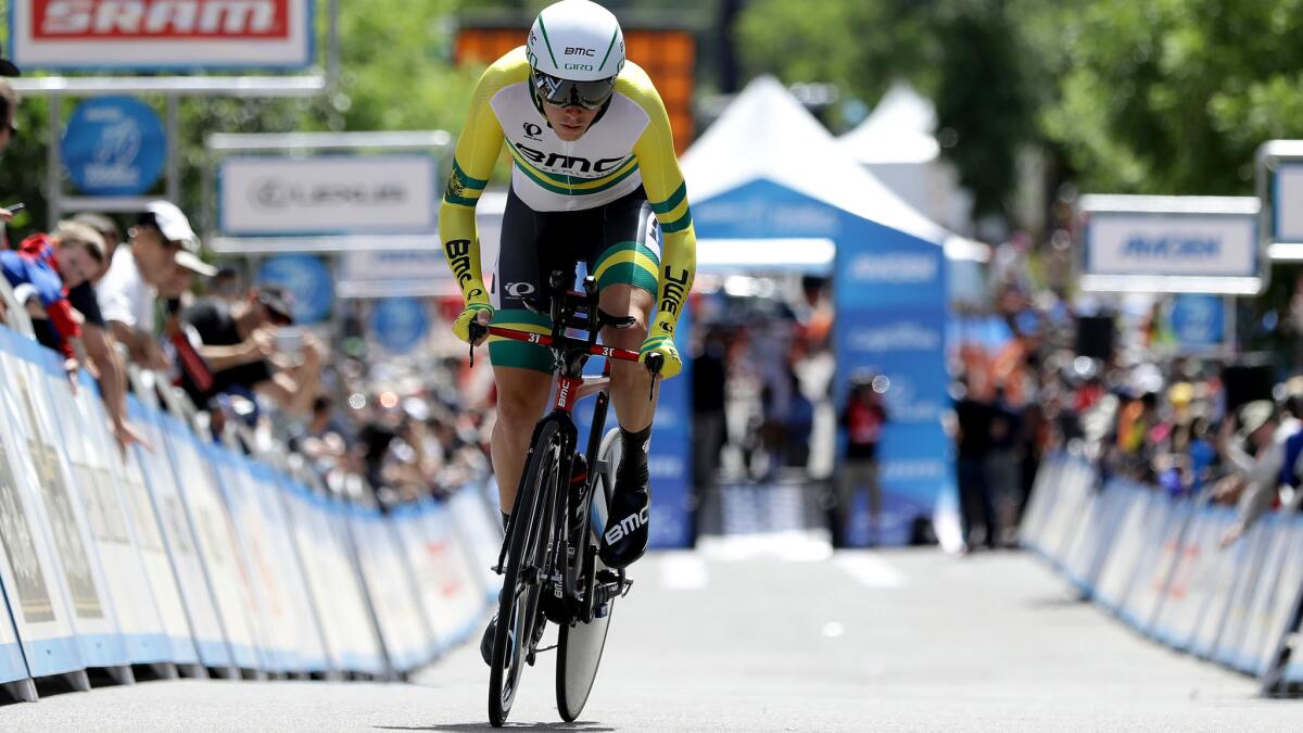 Rohan Dennis of Australia won the individual time trail during the sixth stage of the Amgen Tour of California on May 20 in Folsom.