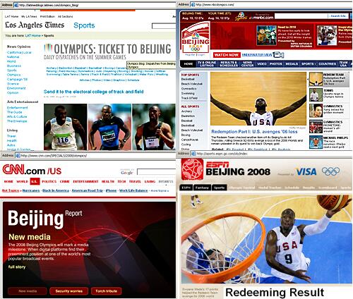 Olympics media coverage