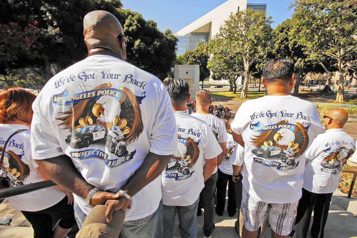 LAPD union says contract negotiations are at an impasse Los Angeles Times