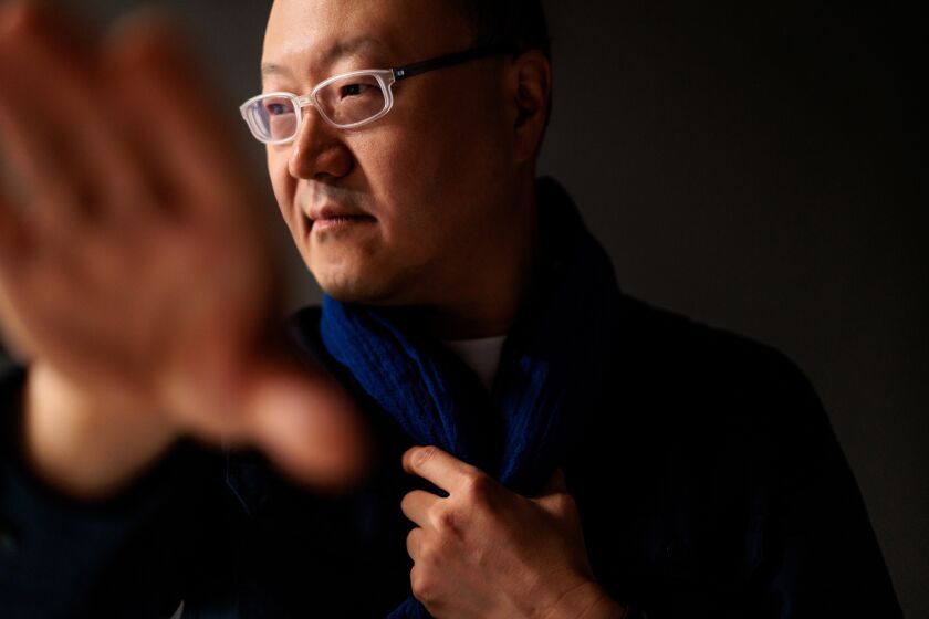 Composer Sang Song, whose work "Frozen Grief" was premiered by the La Jolla Symphony & Chorus.