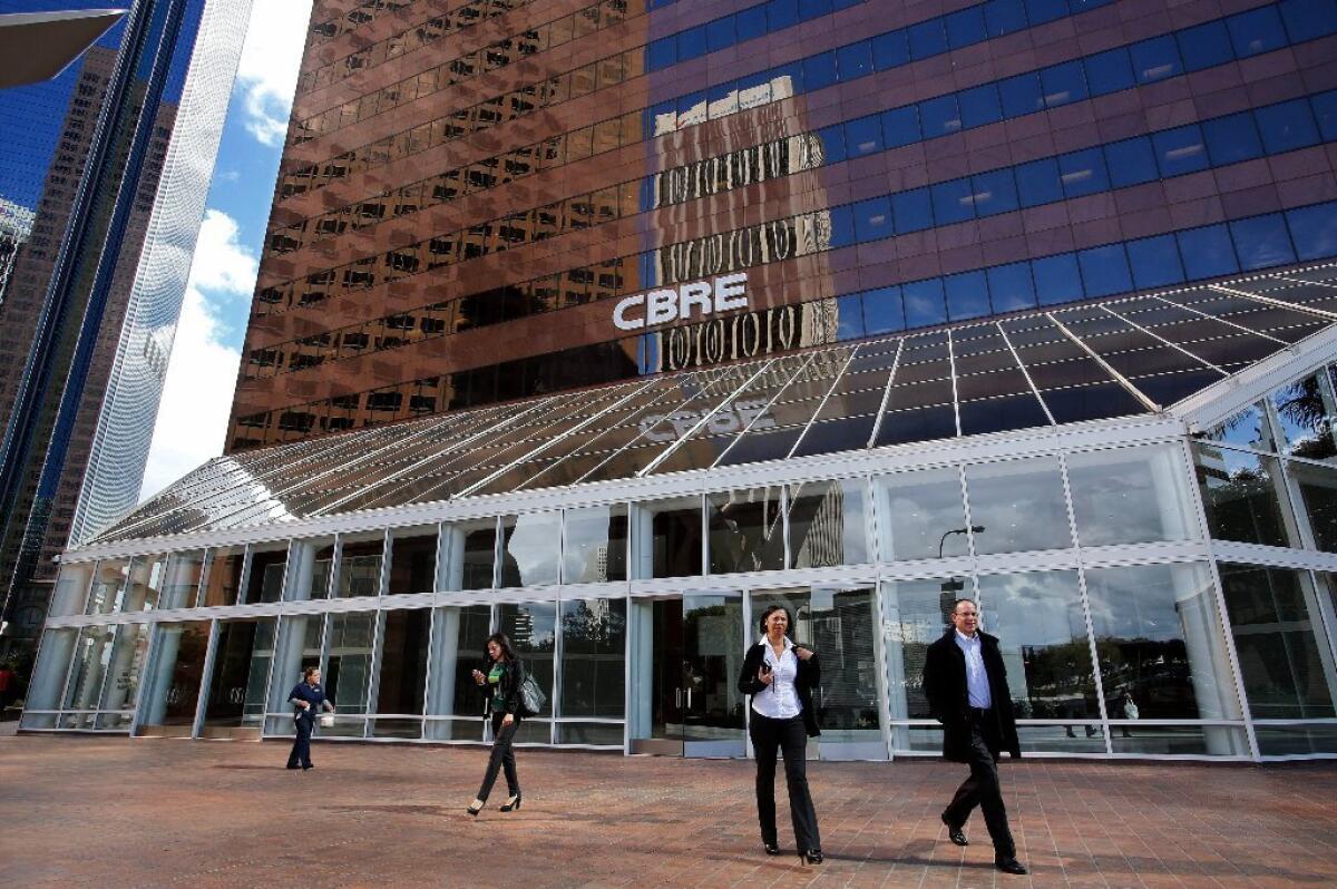 CBRE Group Inc. headquarters in downtown Los Angeles.