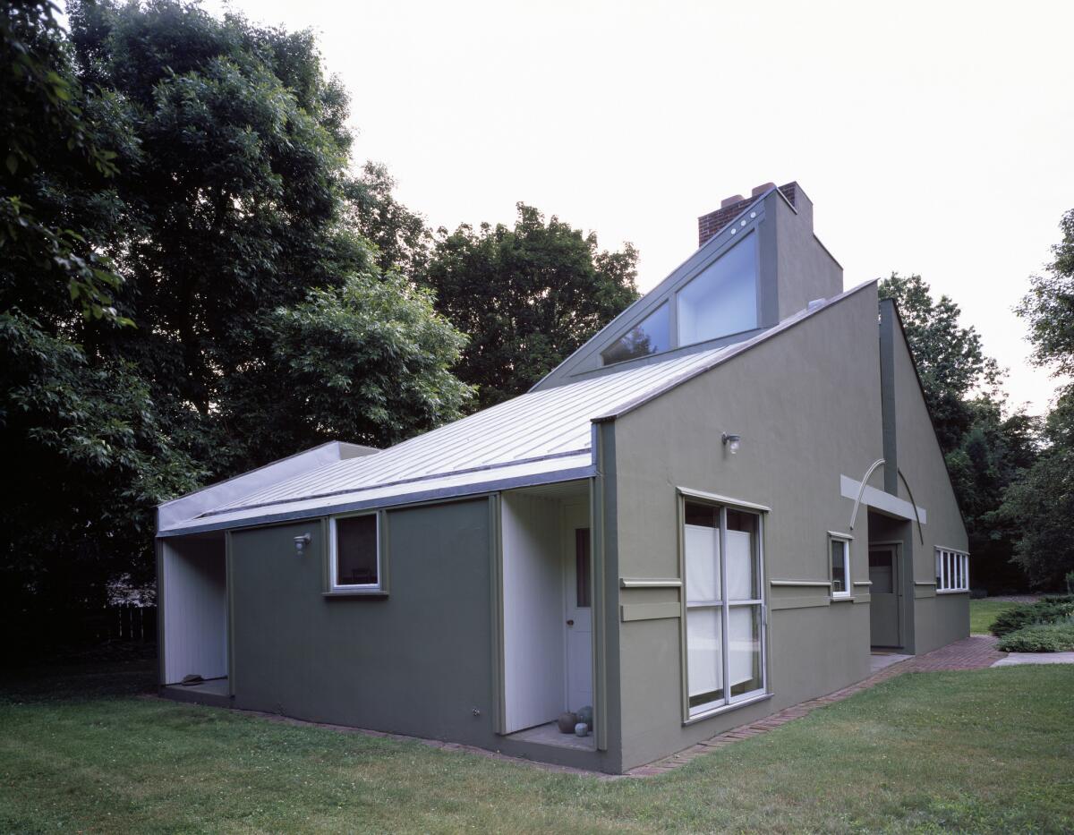 The Vanna Venturi house, in Chestnut Hill, Pa., designed by Pritzker Prize-winning architect Robert Venturi.