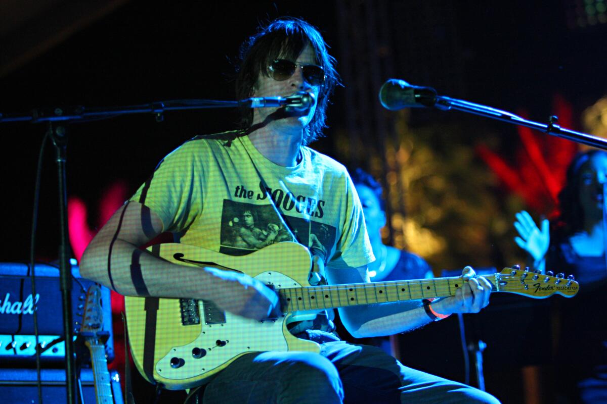 Jason Pierce of Spiritualized at the 2013 Coachella Valley Music and Arts Festival in Indio.